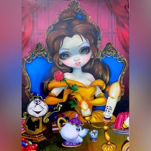 Collectible - Disney Parks Gothic Belle Mini Poster & Stamps Book Bundle